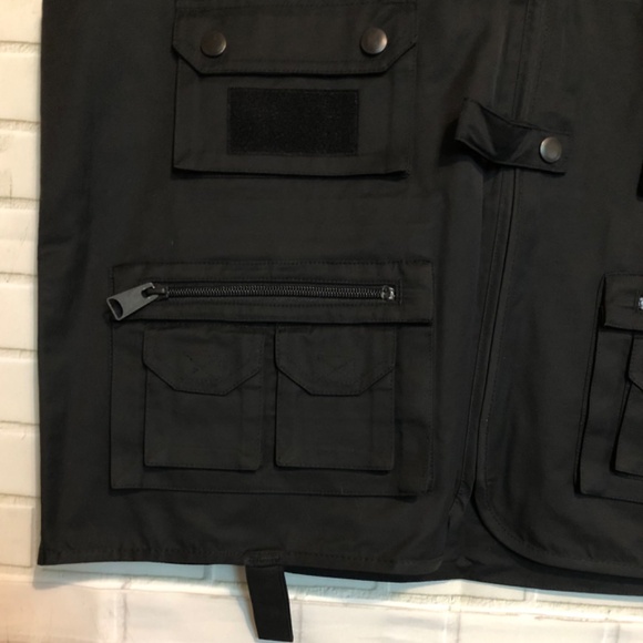 New Call of Duty Modern Warfare Activision Black DRKN Military Army Vest L-XL - Picture 7 of 12